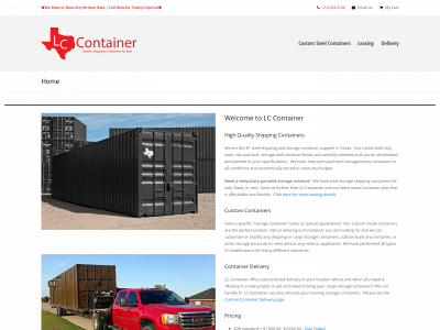 lccontainer.com snapshot