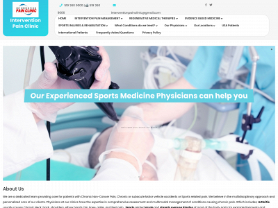 interventionpainclinic.com snapshot