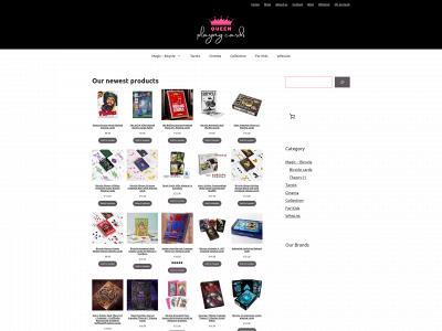 playingcardsqueen.com snapshot