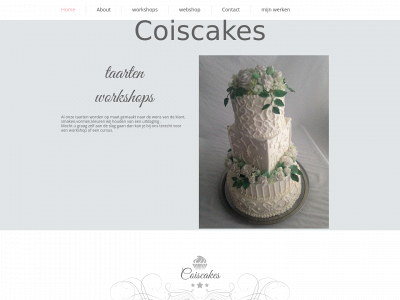 coiscakes.be snapshot