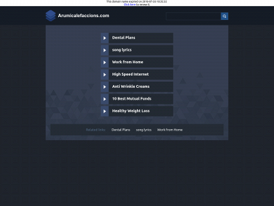 www.arumicalefaccions.com snapshot