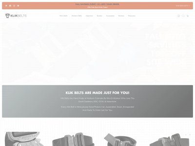 klikbelts.com snapshot