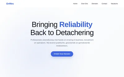 onmesdetachering.nl snapshot