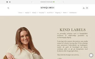 kindlabels.dk snapshot
