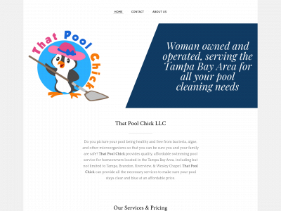 thatpoolchick.com snapshot