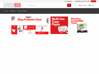 silverofficesupplies.com snapshot