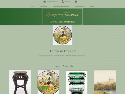 europeantreasures.be snapshot