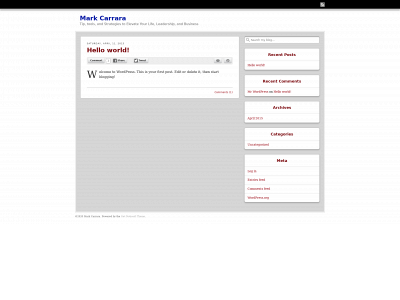 markcarrara.com snapshot