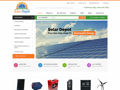 solardepotng.com snapshot