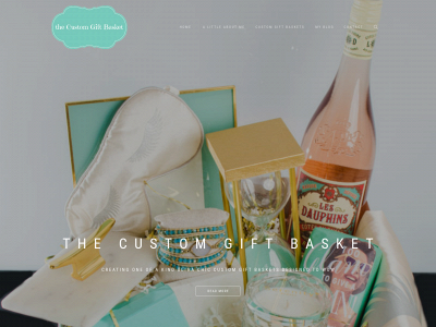 thecustomgiftbasket.com snapshot