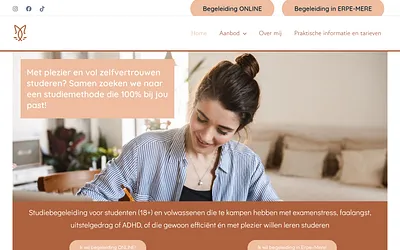 studentencoach-barbara.be snapshot