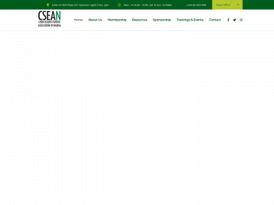 csean.org.ng snapshot