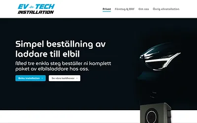 evtechinstallation.se snapshot