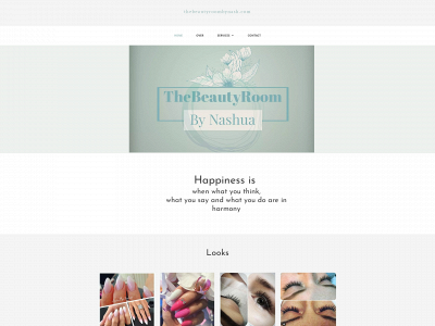thebeautyroombynash.com snapshot