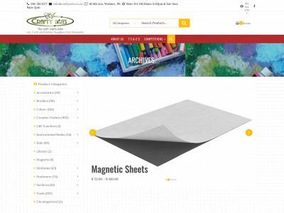 craftyarts.co.za snapshot