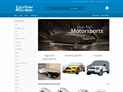 coveryourride.com snapshot
