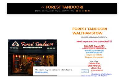 foresttandoori.co.uk snapshot