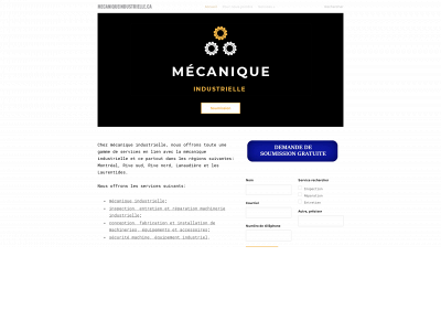 www.mecaniqueindustrielle.ca snapshot