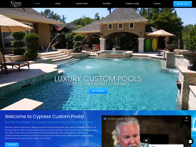 cypresscustompools.com snapshot
