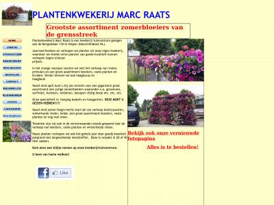 plantenkwekerijmarcraats.nl snapshot