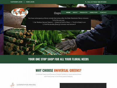 universalgreens.com snapshot