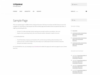 luxplakat.dk snapshot