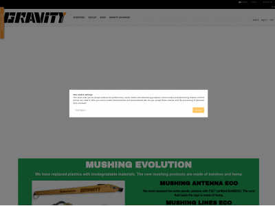 gravity-scooters.com snapshot