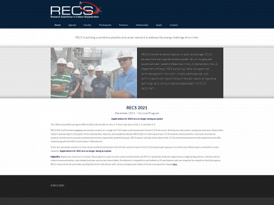 recs-ccus.org snapshot