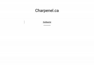 charpenel.ca snapshot