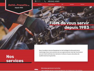 garagefrenette.com snapshot