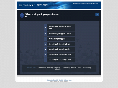 silverspringshippingcentre.com snapshot