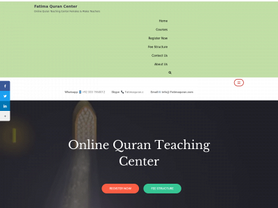 fatimaquran.com snapshot