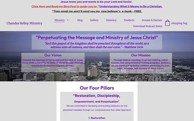 chandrakelleyministry.org snapshot