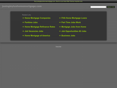 josingleyluxhomemortgage.com snapshot