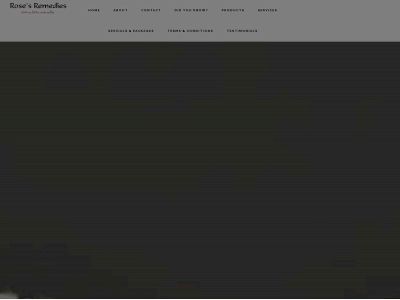 rosesremedies.com snapshot