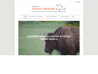 texasgranolagirl.com snapshot