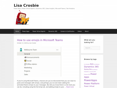 lisacrosbie.com snapshot