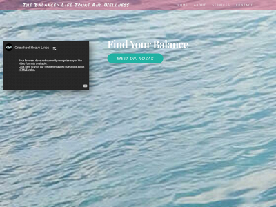 thebalancedlifetoursandwellness.com snapshot