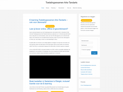 toelatingsexamenvlaanderen.be snapshot