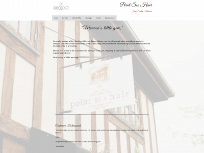 pointsixhair.com snapshot