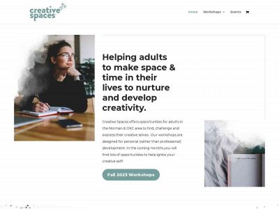 creativespacesok.com snapshot