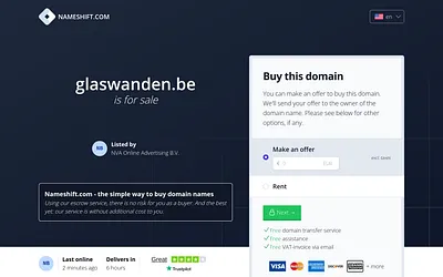 glaswanden.be snapshot