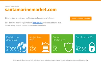 santamarinemarket.com snapshot