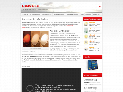 lichtwecker-info.de snapshot