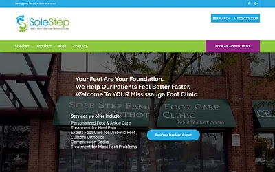 solestepfootclinic.ca snapshot