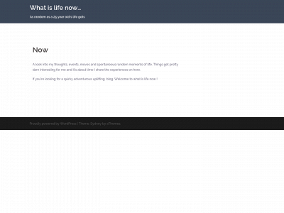 whatislifenow.com snapshot