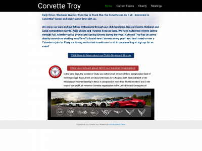 corvette-troy.com snapshot