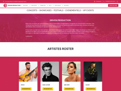 drivenproductions.fr snapshot