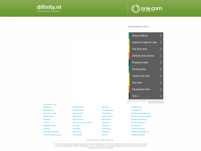 difinity.nl snapshot