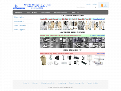 nycdisplay.com snapshot